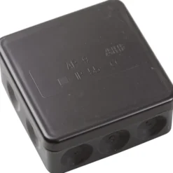 ABB AP9 forgreningsdåse, 86x86x39 mm, sort