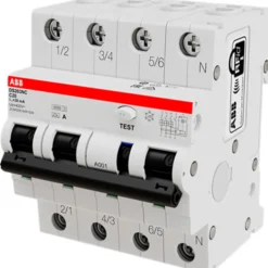 ABB DS203NC HPFI kombiafbryder C, 3P+N, 20A