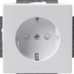 ABB Impressivo schuko stikkontakt, hvid