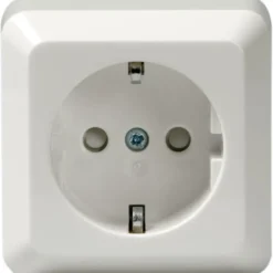 ABB Jussi schuko stikkontakt, hvid