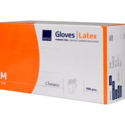 Abena Classic latexhandsker, str. M, 100 stk.