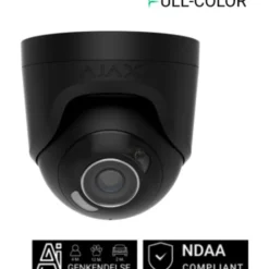 Ajax Turret overvågningskamera, 8MP, 4 mm, sort