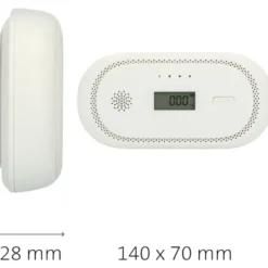 Alecto kuliltealarm med display