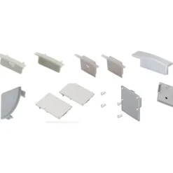 All Light endestykker til aluprofil 6, 5-pak