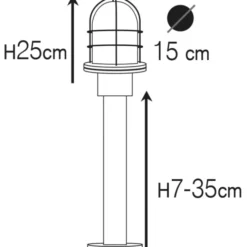 Andromeda 65 havelampe