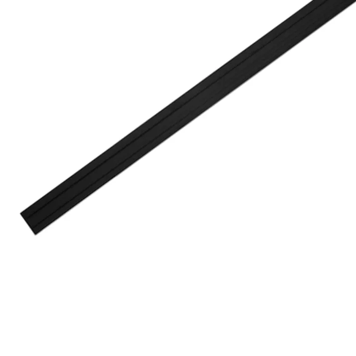 Ansell Lighting LED skinne, indbyg, 26x21,3 mm, 2 meter, sort