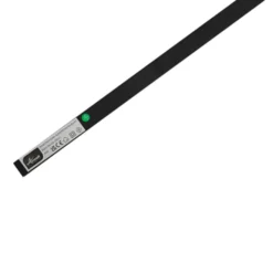 Ansell Lighting LED skinne, indbyg, 26x21,3 mm, 2 meter, sort
