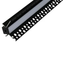 Ansell Lighting LED skinne, indspartling, 26,5x46,5 mm, 2 meter, sort