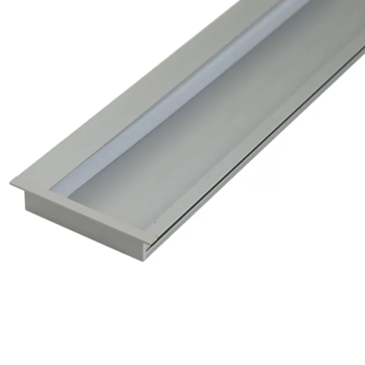 Ansell Lighting LED skinne, væg, 66,1x12,5 mm, 2 meter, aluminium