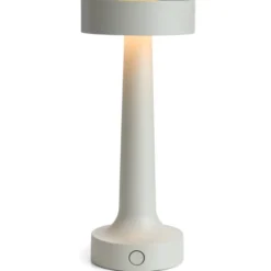 Antidark Buddy genopladelig bordlampe, grå