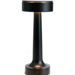 Antidark Buddy genopladelig bordlampe, sort