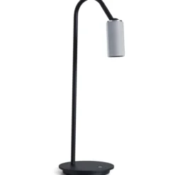 Antidark Decor T1 bordlampe, aluminium