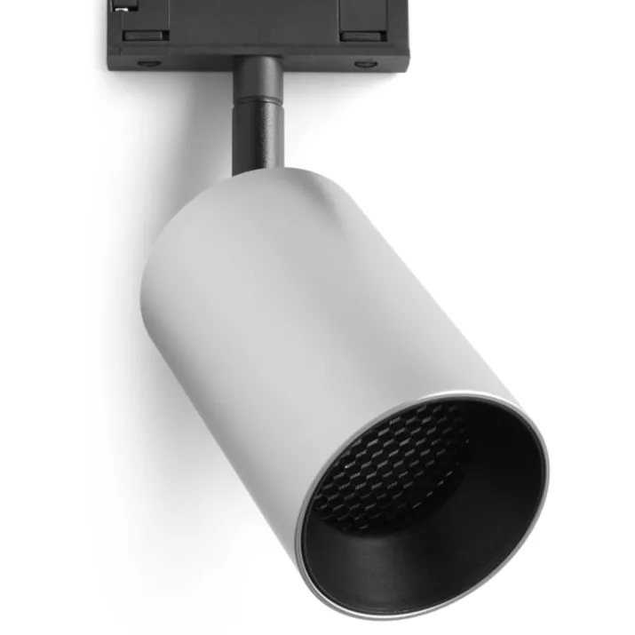 Antidark Designline Tube Pro 1F skinnespot, GU10, aluminium