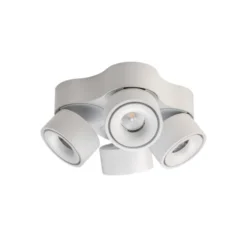 Antidark Easy Quattro spotlampe, hvid