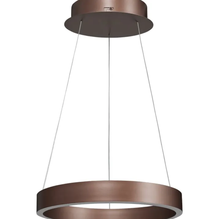 Antidark Gloria lysekrone, Ø40 cm, brun