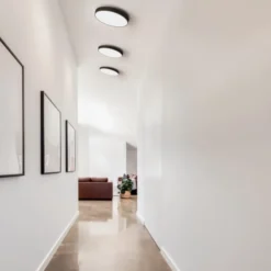Antidark Luna C450 plafond, Ø45 cm, 2700K, sort