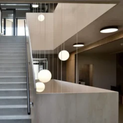 Antidark Luna C450 plafond, Ø45 cm, 3000K, sort