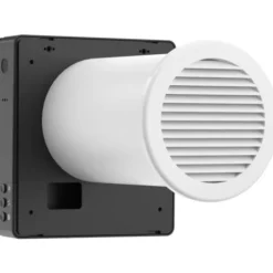 Arida Venti 160 ventilator med varmegenvinding, Ø160 mm, Wi-Fi, sort