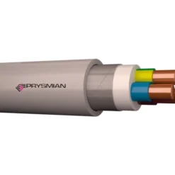 Armeret installationskabel 3G1,5mm², metervare