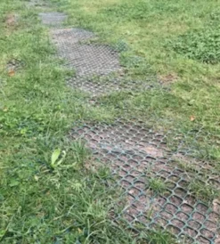 Armeringsnet til robotplæneklipper, 0,6x10 meter, grøn