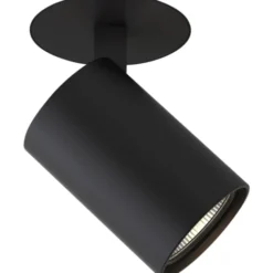 Astro Ascoli Flush påbygningsspot, sort