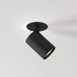 Astro Ascoli Flush påbygningsspot, sort