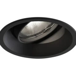 Astro Minima Round indbygningsspot, kipbar, GU10, mat sort