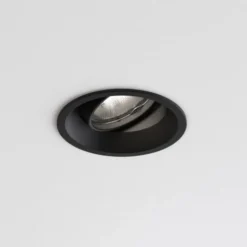 Astro Minima Round indbygningsspot, kipbar, GU10, mat sort