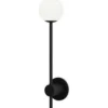 Astro Orb spejllampe, sort
