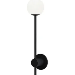 Astro Orb spejllampe, sort