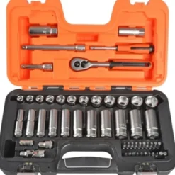 Bahco topnøglesæt 1/4" og 3/8" 53 dele