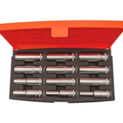 Bahco topsæt 1/2” lange 12 dele