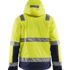 Blåkläder Workwear Hi-Vis vinterjakke, hi-vis gul/marine, str. 3XL