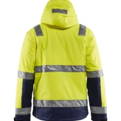Blåkläder Workwear Hi-Vis vinterjakke, hi-vis gul/marine, str. XS
