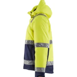 Blåkläder Workwear Hi-Vis vinterjakke, hi-vis gul/marine, str. XS