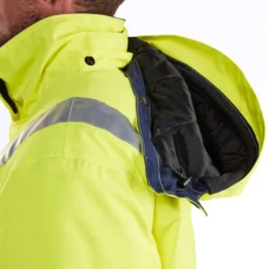 Blåkläder Workwear Hi-Vis vinterjakke, hi-vis gul/marine, str. XS