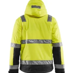 Blåkläder Workwear Hi-Vis vinterjakke, hi-vis gul/sort, str. 6XL