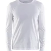 Blåkläder Workwear 35001 langærmet t-shirt, hvid, str. 2XL