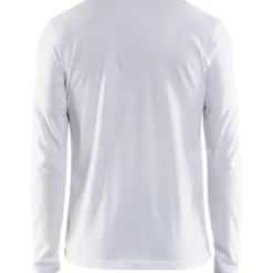 Blåkläder Workwear 35001 langærmet t-shirt, hvid, str. 2XL