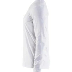 Blåkläder Workwear 35001 langærmet t-shirt, hvid, str. 2XL