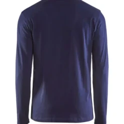 Blåkläder Workwear 35001 langærmet t-shirt, marineblå, str. S