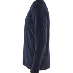 Blåkläder Workwear 35001 langærmet t-shirt, mørk marineblå, str. 4XL