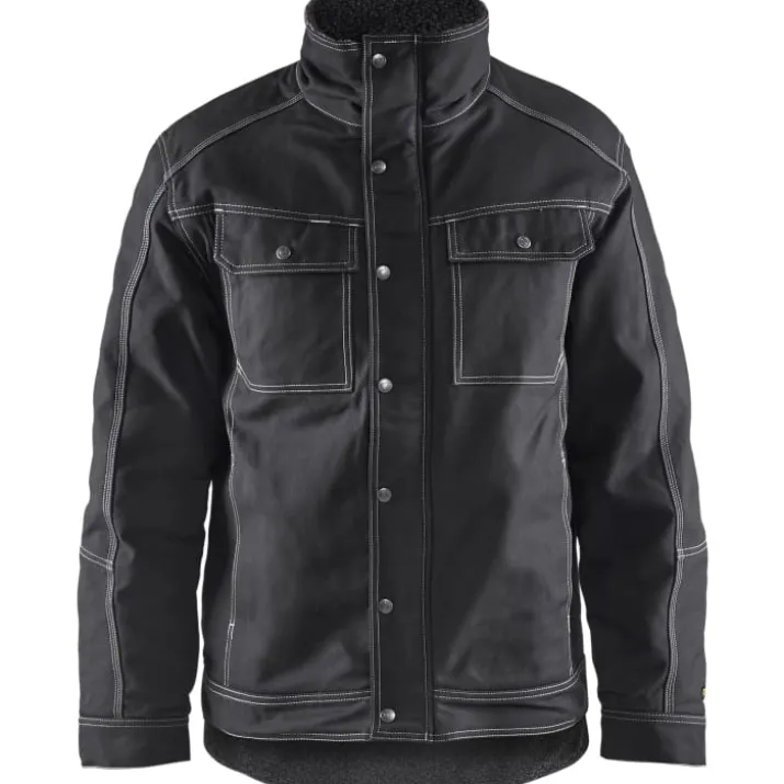 Blåkläder Workwear 4815 vinterjakke i bomuld, sort, str. 2XL