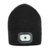 Blue Electric beanie, med lys, sort