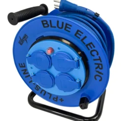 Blue Electric +plus-line kabeltromle - 25 meter m. jord