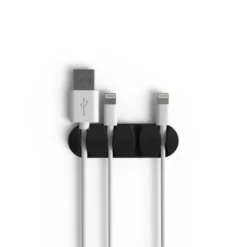 Bluelounge Cabledrop kabelholder, sort - 2 stk