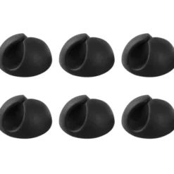 Bluelounge Cabledrop kabelholder, sort - 6 stk