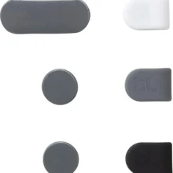 Bluelounge Magdrop kabelholder, magnet, grå - 3 stk