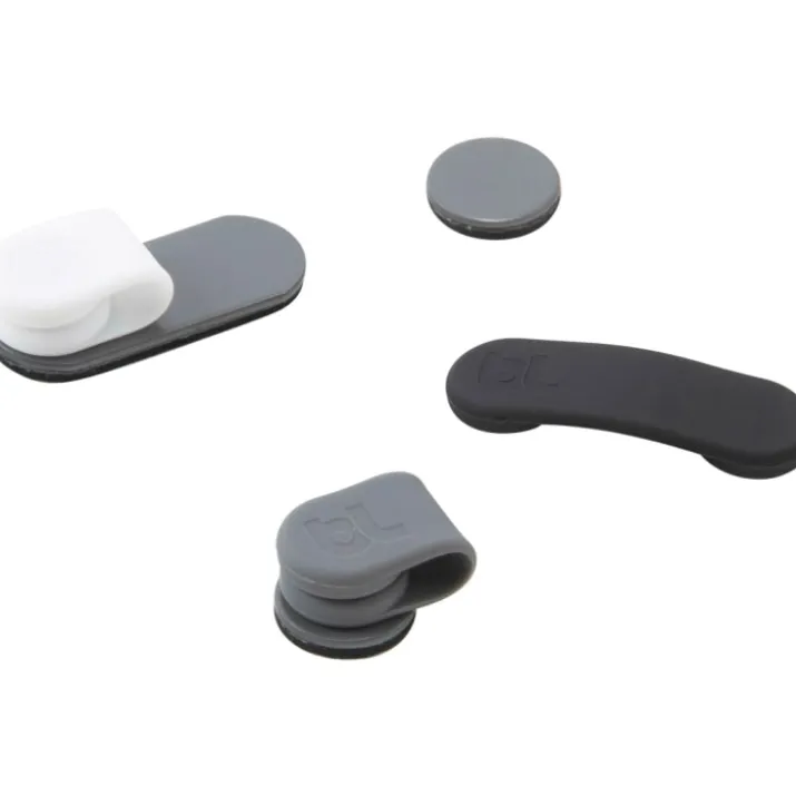 Bluelounge Magdrop kabelholder, magnet, grå - 3 stk