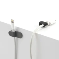 Bluelounge Magdrop kabelholder, magnet, grå - 3 stk